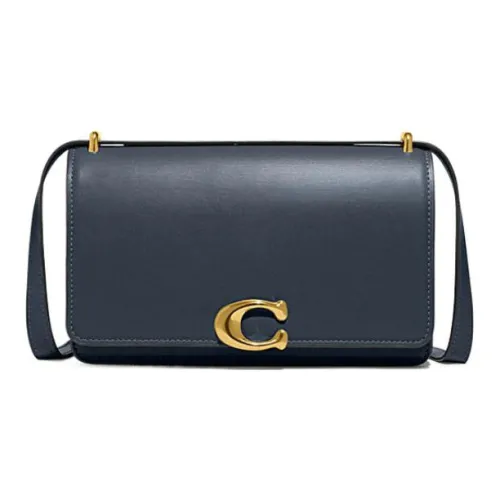 COACH Bandit Телячья кожа Сумка через плечо Сумка на плечо Женская Синяя