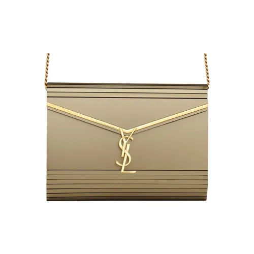SAINT LAURENT Оргстекло Сумка через плечо Сумка на плечо Женская Светлая Бронза
