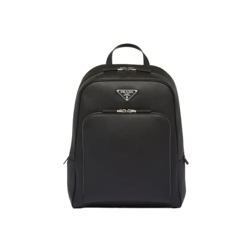 PRADA Saffiano кожа рюкзак мужской черный