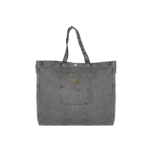Carhartt WIP Органический хлопок Тоут Сумка Сумка для покупок Сумка на плечо Сумка Мужская Серый