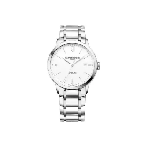 Baume & Mercier Автоматический Механический Механизм Мужские Часы Classima Collection 40 мм Белые