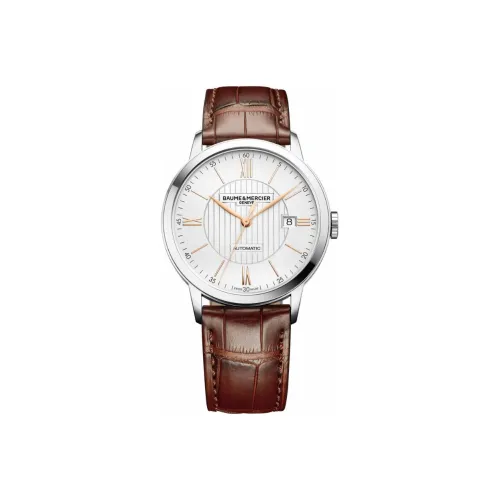 Baume & Mercier Автоматический Механический Механизм Мужские Часы Classima Collection 40 мм Серебряные