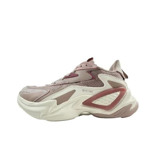 361° Амортизаторы Lower Resistant к истиранию Низкий Топ Спортивная повседневная обувь Женская Розовая