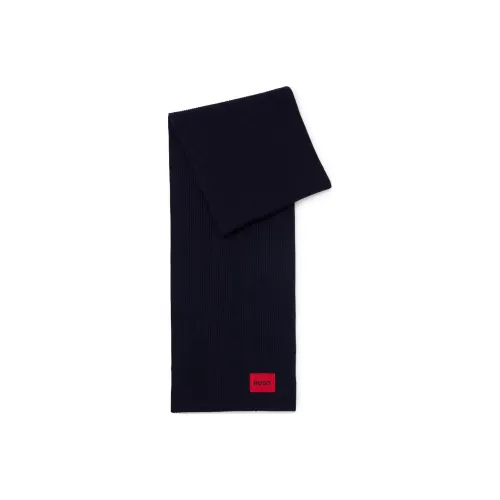 Hugo Boss Wool Knit Шарфы Темно-синий Мужской