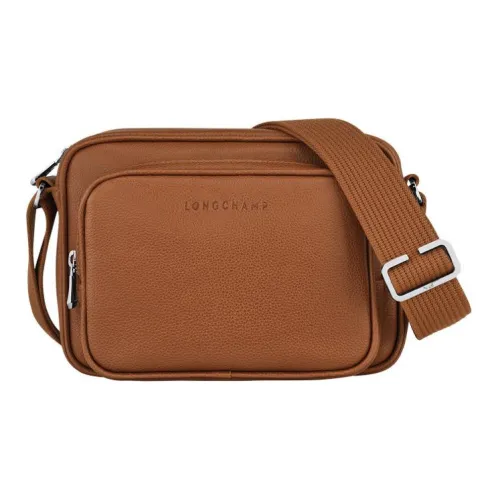 LONGCHAMP Корова Кожа Camera Сумка Сумка через плечо Сумка на плечо Мужская Коричневая