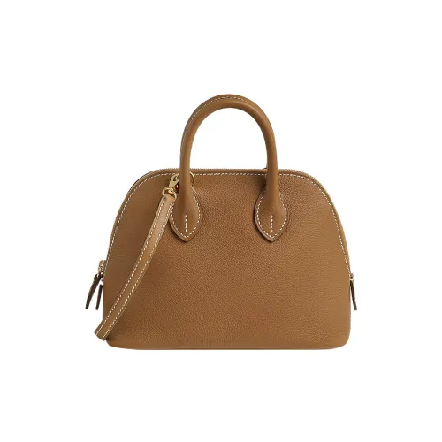 HERMES Bolide Кожа Evercolor Сумка Мини Женская 37 Золото