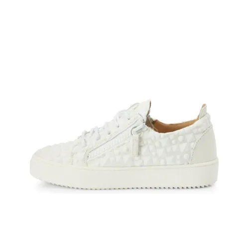 Giuseppe Zanotti GZ Frankie Low Топ Стильные Скейтбординги Мужской Белый