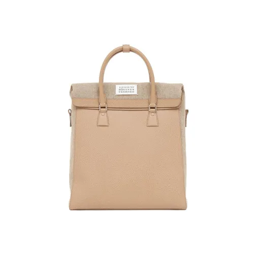 Maison Margiela 5AC Коровья кожа Рюкзак Сумка Большая Мужская Бежевая