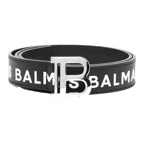 BALMAIN Коровья кожа Ремни Черный Унисекс