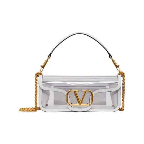 Valentino GARAVANILocò Кожа Портативная Сумка через плечо Сумка на плечо Женская Белая