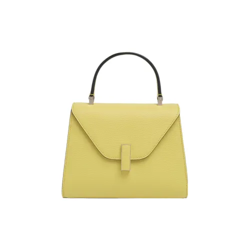 Valextra Iside Телячья кожа Сумка через плечо Сумка Мини Женская Бананово-желтая