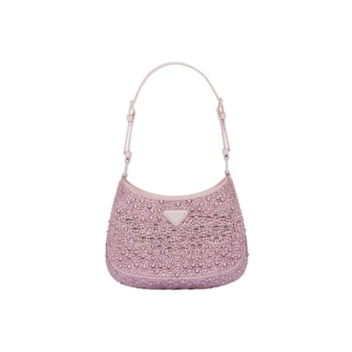 PRADA Cleo Ткань Сумка Сумка через плечо Женская Розовая