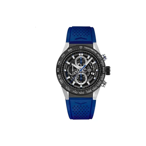 TAG HEUER Автоматический Механический Механизм Мужские Часы Carrera Collection 43 мм Черные