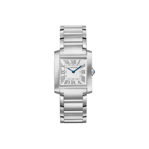 Cartier Часы Tank Française Модель Среднего Размера, Кварцевый Механизм, Сталь