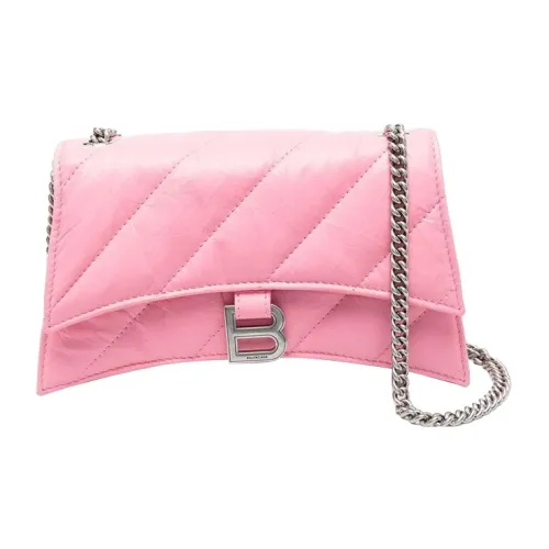 Balenciaga Телячья кожа Портативная Сумка через плечо Сумка на плечо Женская Розовая