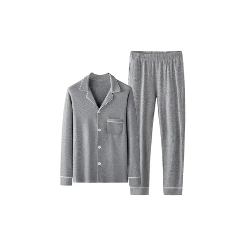 Белая жара Pajama Комплект Мужской Осенний и Зимний