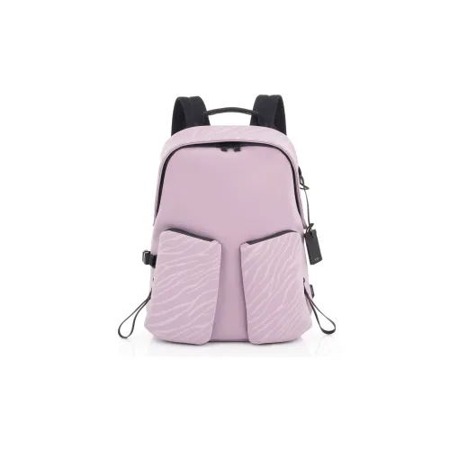 TUMI Ткань Рюкзак Стандартный Женский Светло-фиолетовый и Серый