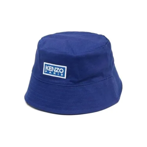 KENZO Cotton Bucket Hats Синий Kids
