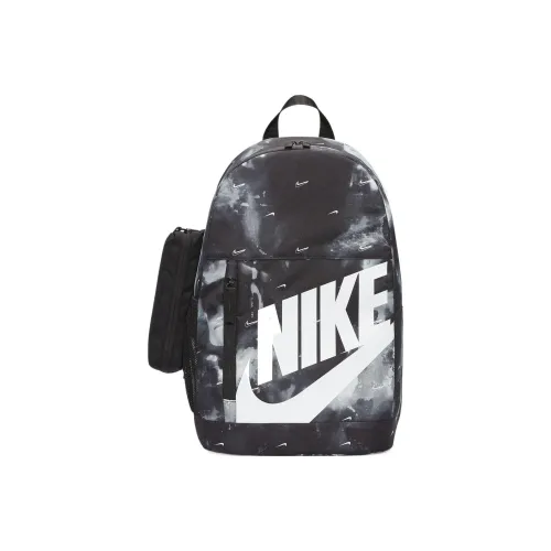 Nike Полиэстер Рюкзак Стандартный Унисекс Черный Белый