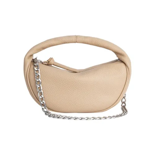 By Far Baby Cush Сумка через плечо из коровьей кожи женская светло-бежевая