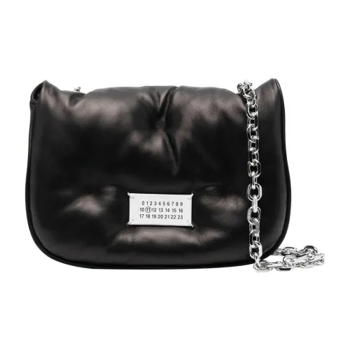 Maison Margiela Сумка через плечо из телячьей кожи мужская черная