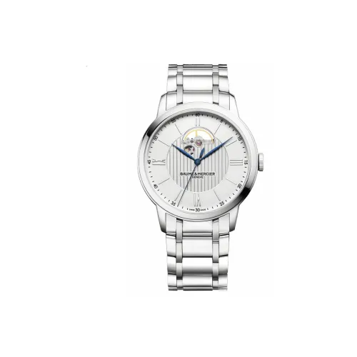 Baume & Mercier Автоматический Механический Механизм Мужские Часы Classima Collection 42 мм Серебряные