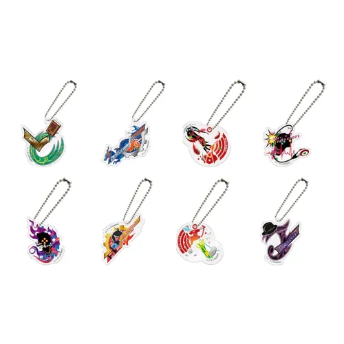 BANDAI Kamen Rider Складной Акриловый Декор Счастливый Draw Полная Коробка 8 шт