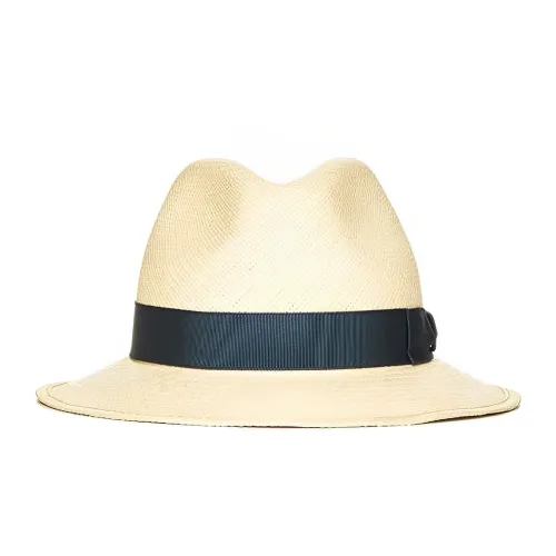 Borsalino Straw Cylinders Men's Beige