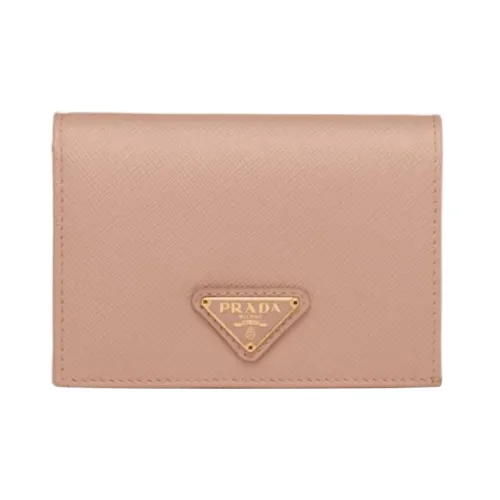 PRADA Saffiano кожа кошелек маленький женский светло-розовый