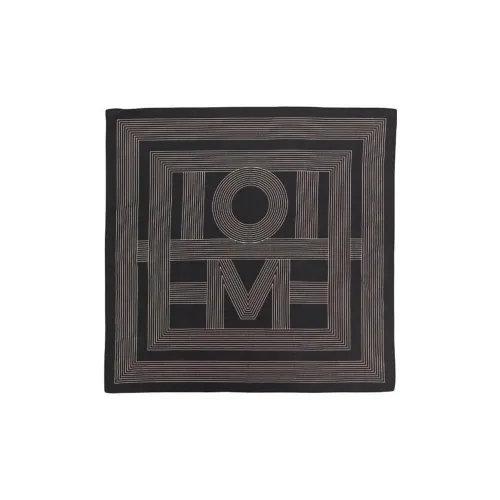 TOTEME Шелковые шарфы Черный Женские