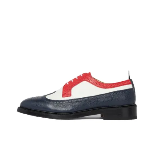 THOM BROWNE Повседневные кожаные туфли с низким верхом Мужские