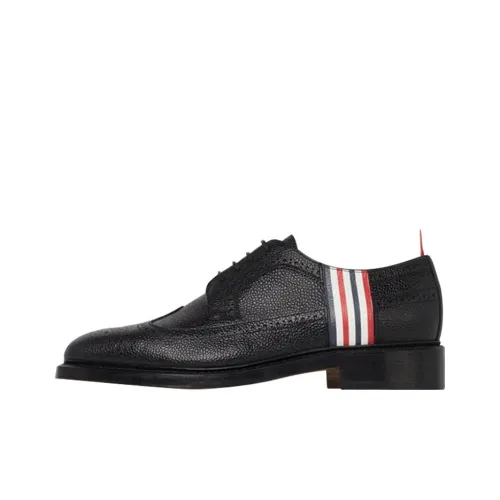 THOM BROWNE Повседневные кожаные туфли с низким верхом Мужские