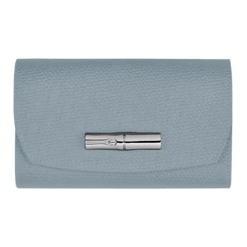 LONGCHAMP Roseau Кошелек из коровьей кожи стандартный женский синий