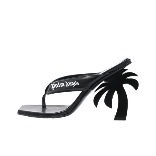 PALM ANGELS Шлепанцы Женские Черные