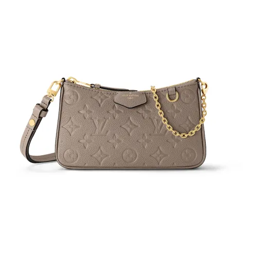 LOUIS VUITTON Easy Pouch on Strap Тисненая коровья кожа Сумка через плечо Женская Горлица