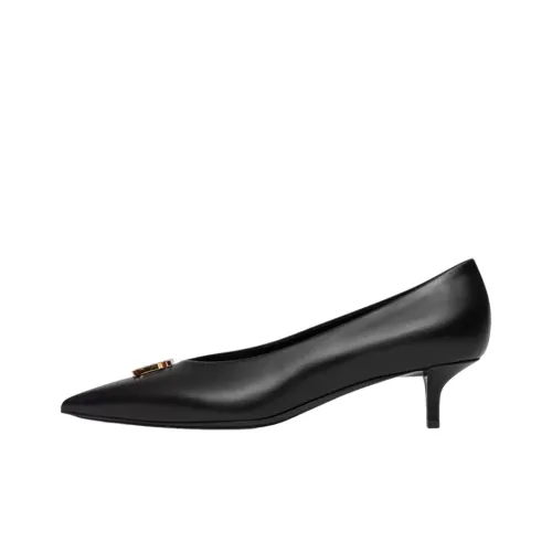 Burberry Конусные туфли Mary Jane Женские Черные