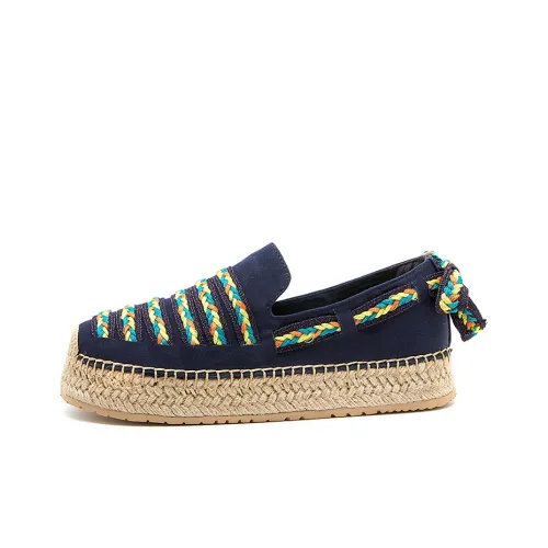 Joy&Mario Espadrilles Low Top Dark Blue Women's