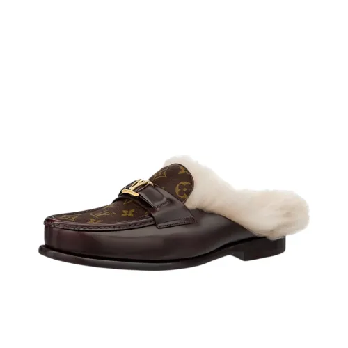 LOUIS VUITTON MAJOR Домашние тапочки Мужские Коричневые