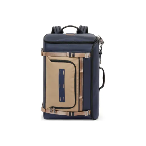 TUMI Alpha Bravo Нейлон Рюкзак Мужской Синий и Коричневый