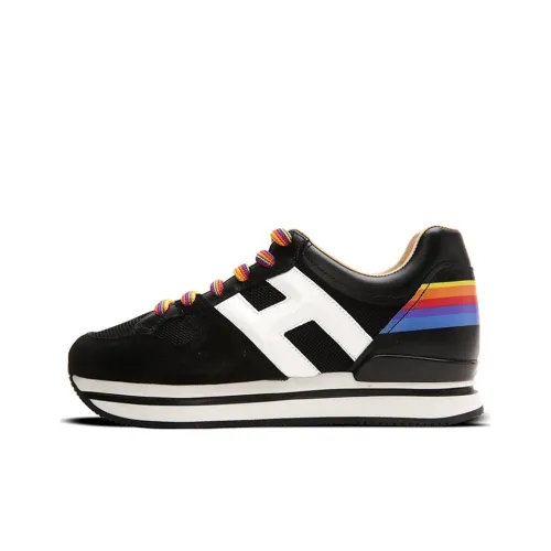 HOGAN H222 Низкий Топ Обувь на Платформе Женская Черная