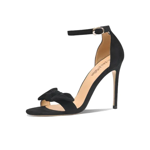 Lily Wei Римские Сандалии 10 см Женские Черные