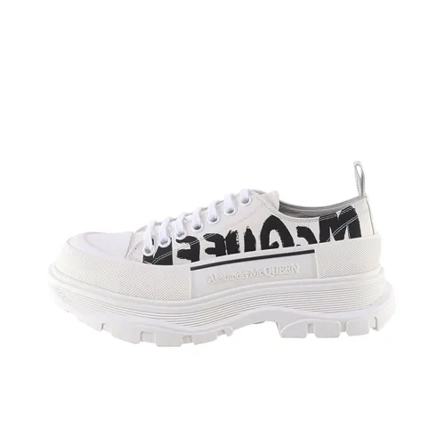 Alexander McQueen Tread Slick Low Топ Обувь на платформе Мужская Белая