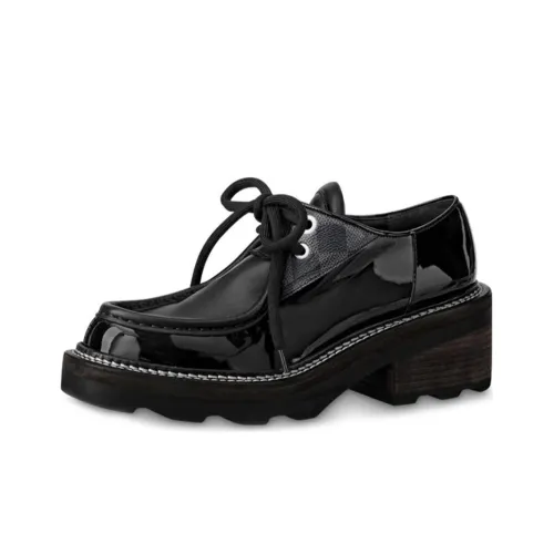 LOUIS VUITTON Beaubourg Платформа Обувь Женская Черная