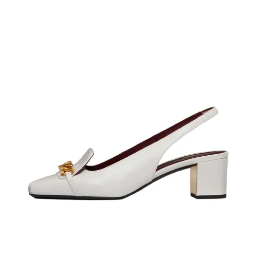 Valentino Vlogo Квадратный каблук Туфли Мэри Джейн Женские Белые