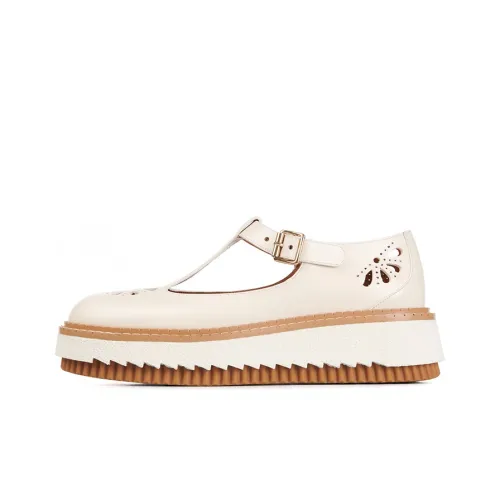 Chloe Платформа Обувь Женская Экрю