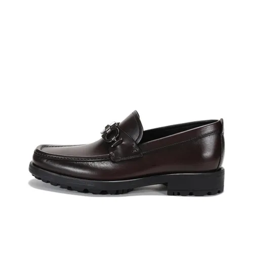 Ferragamo Gancini Повседневные кожаные туфли для мужчин