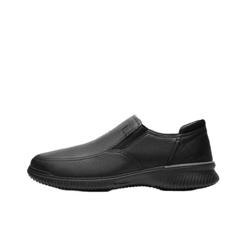 Clarks Повседневные кожаные туфли с низким верхом для мужчин