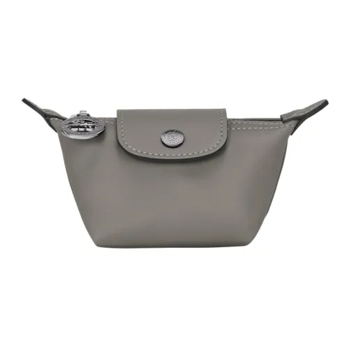 LONGCHAMP Le Pliage Xtra Коровья кожа Монетница Кошелек Кошелек Мужской Серый