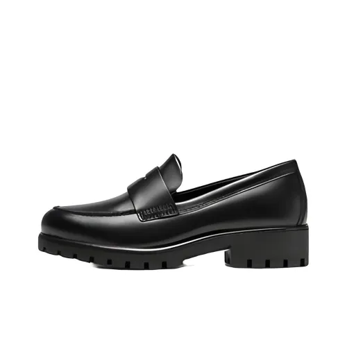 Ecco Modern Collection Лоферы 4CM Женские Черные