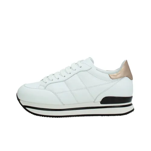 HOGAN H222 Низкий Топ Обувь на Платформе Женская Белая